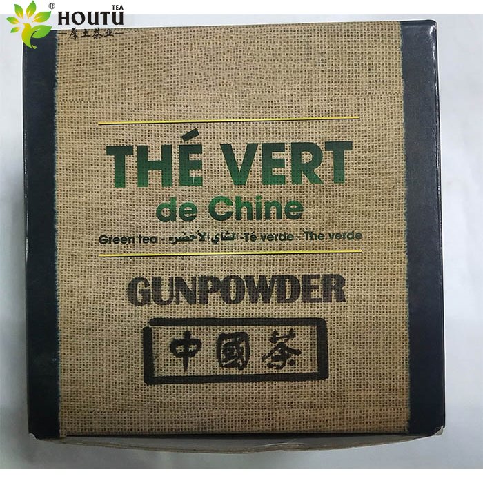 Wholesale gunpowder tea for Europe standard Low Pesticide
