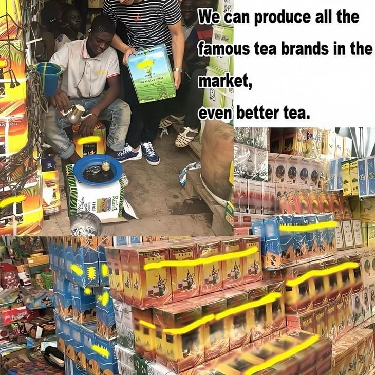 Africa market tea