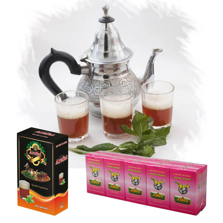 China Green Tea Company Chunmee 8147 The Vert De Chine 25g Box Packing For Africa Market
