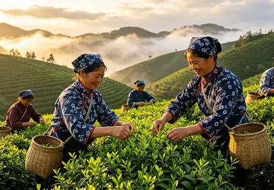 What are the famous tea - growing techniques?