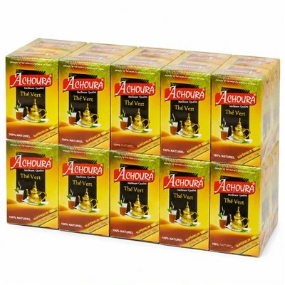 Achoura 41022 Wholesale Chinese Green Tea Base Low Price West Africa Supplier
